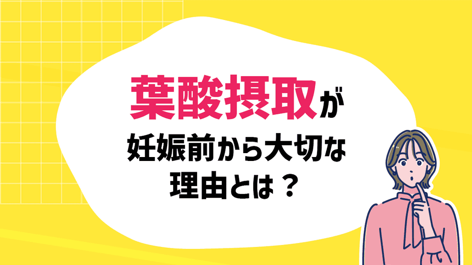 葉酸摂取が妊娠前から大切な理由とは？知ってほしい赤ちゃんとの関係